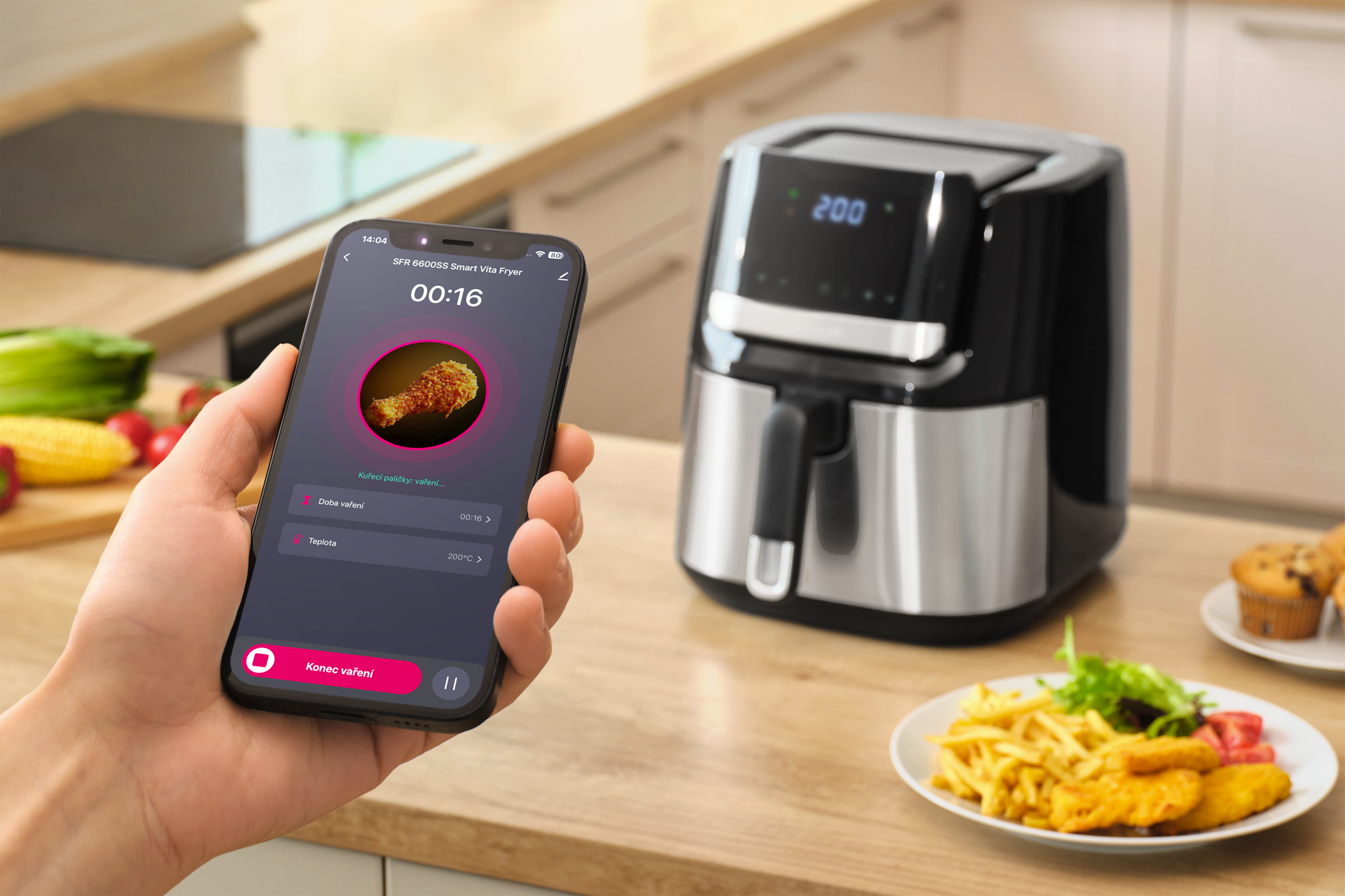 Sencor SFR 6600SS hot-air fryer