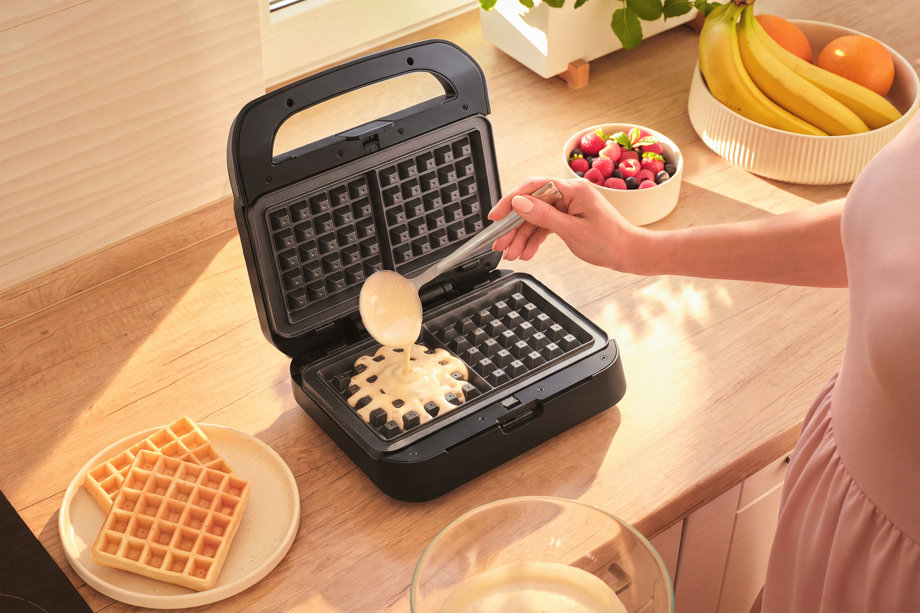 Sencor sendvičovač 3v1 SSM 2200BK FLEXISNACK XL