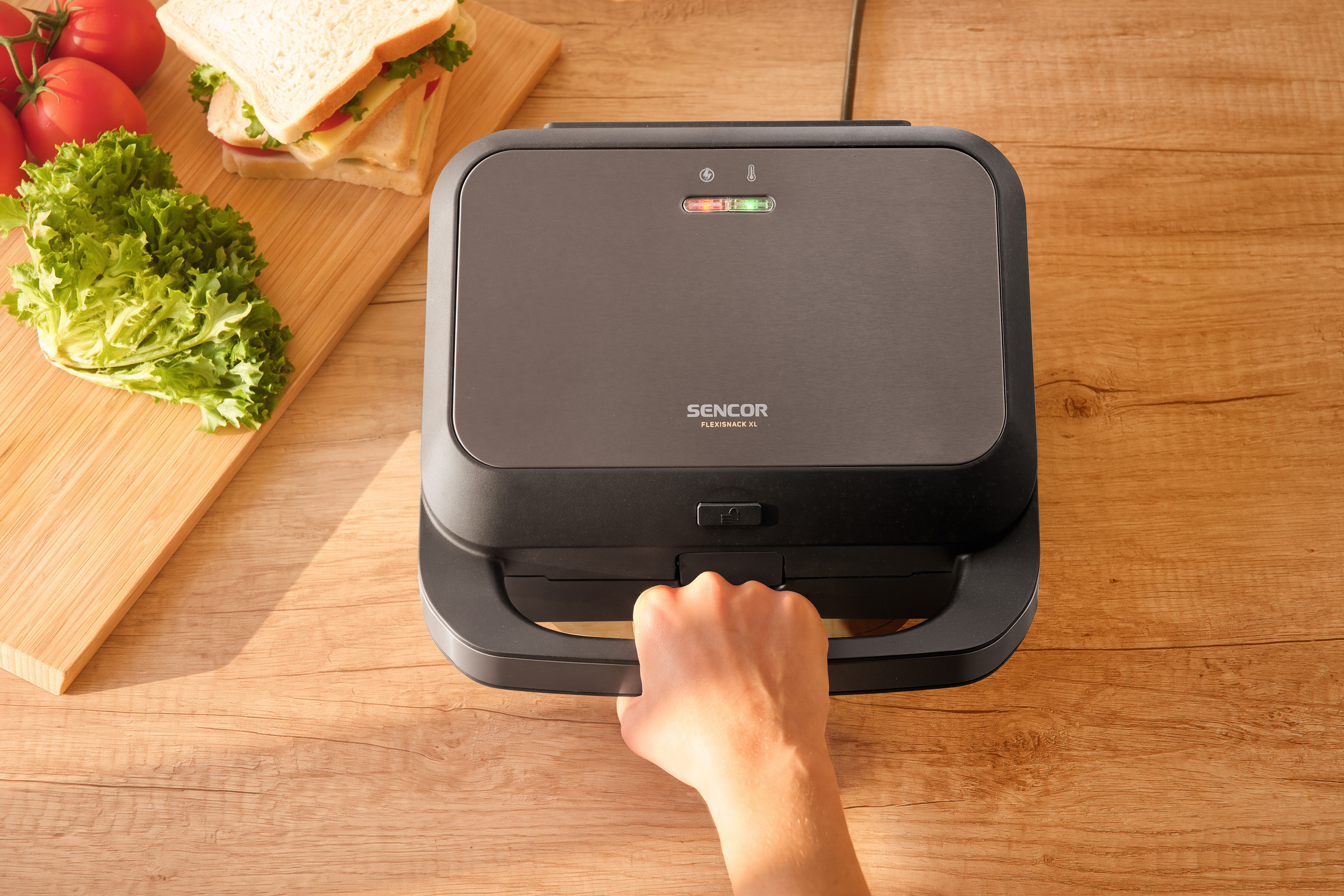 Sencor sendvičovač 3v1 SSM 2200BK FLEXISNACK XL