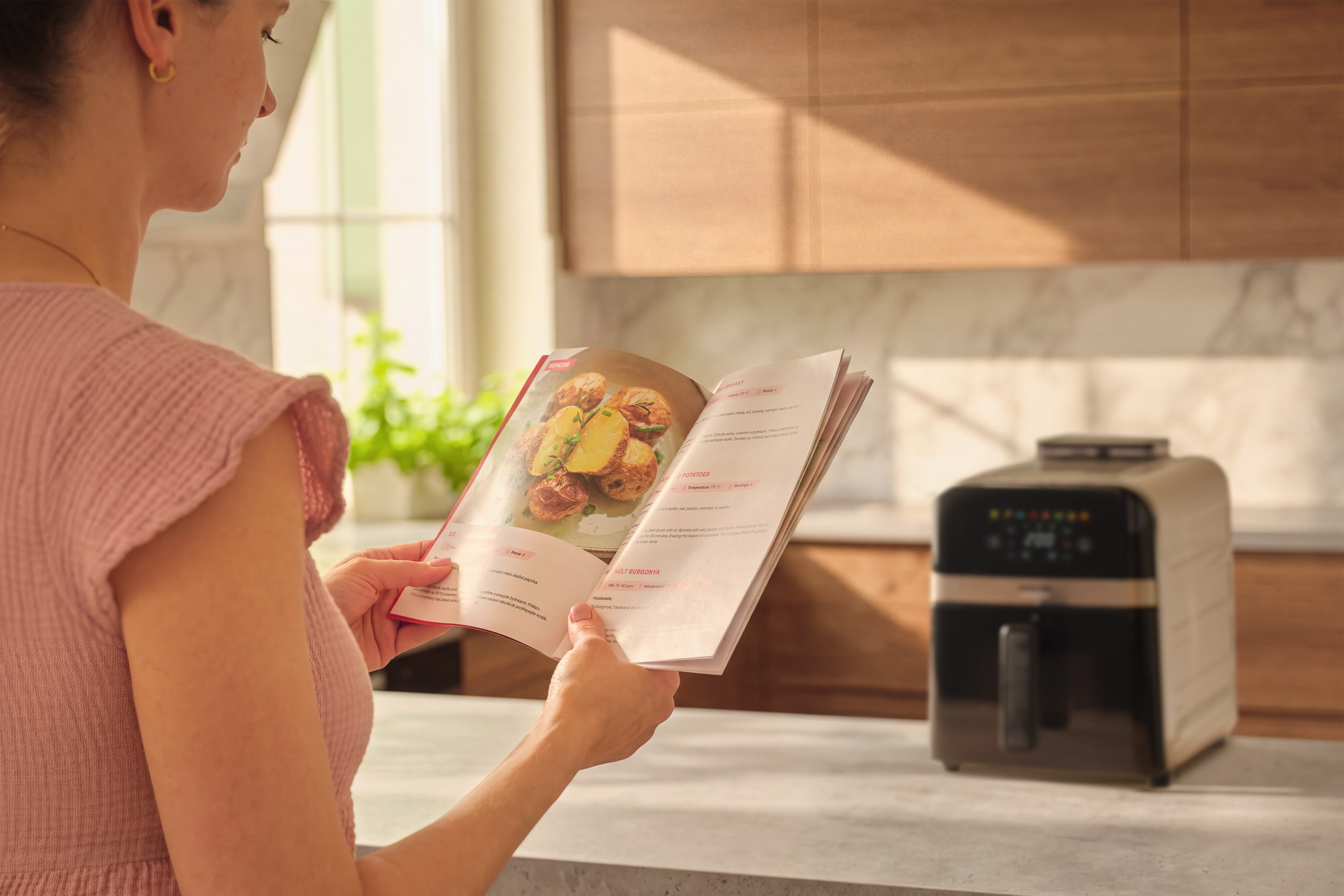 Sencor SFR 9800SS INOX DUAL HEAT PLUS meleglevegős sütő