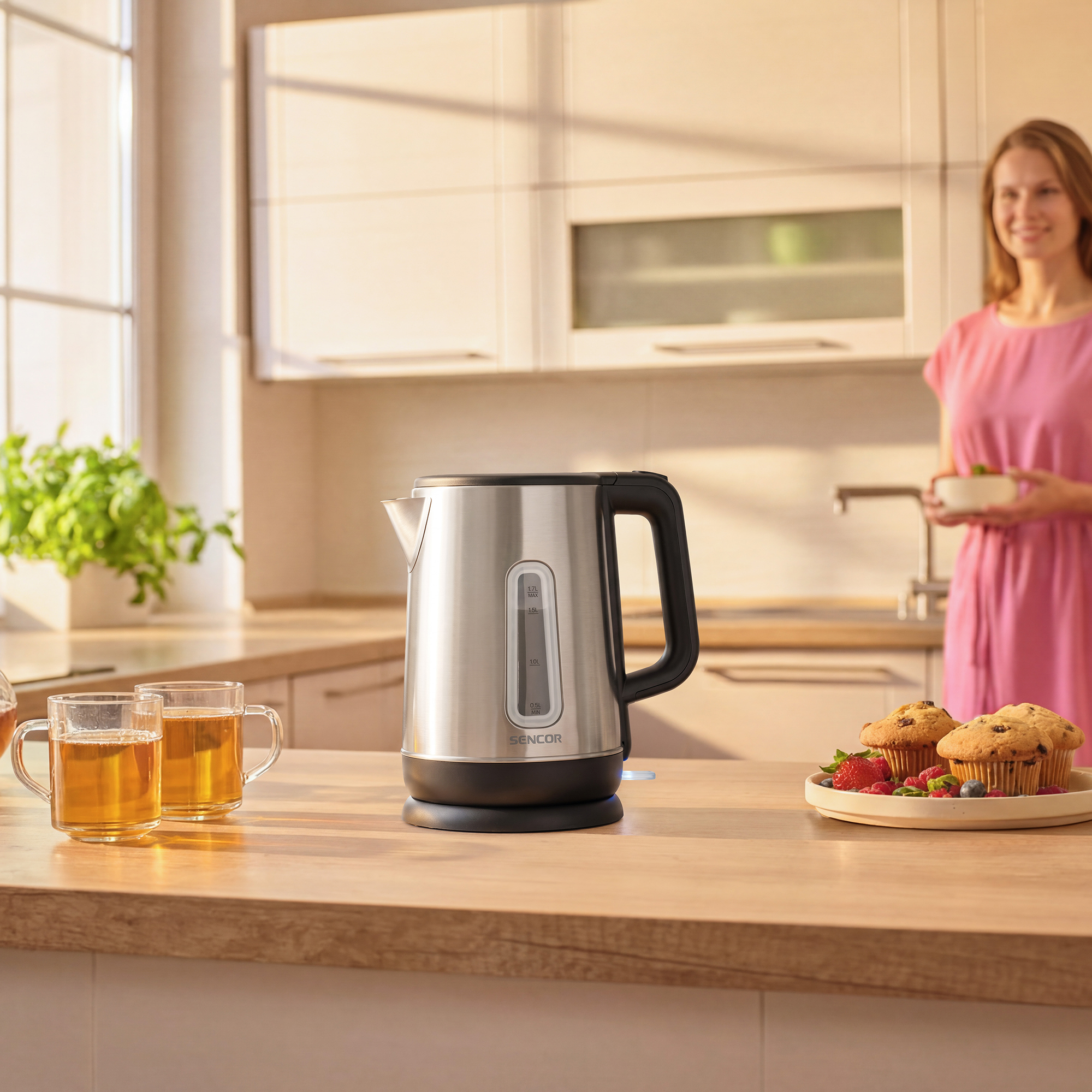 Sencor SWK 1723SS stainless steel electric kettle