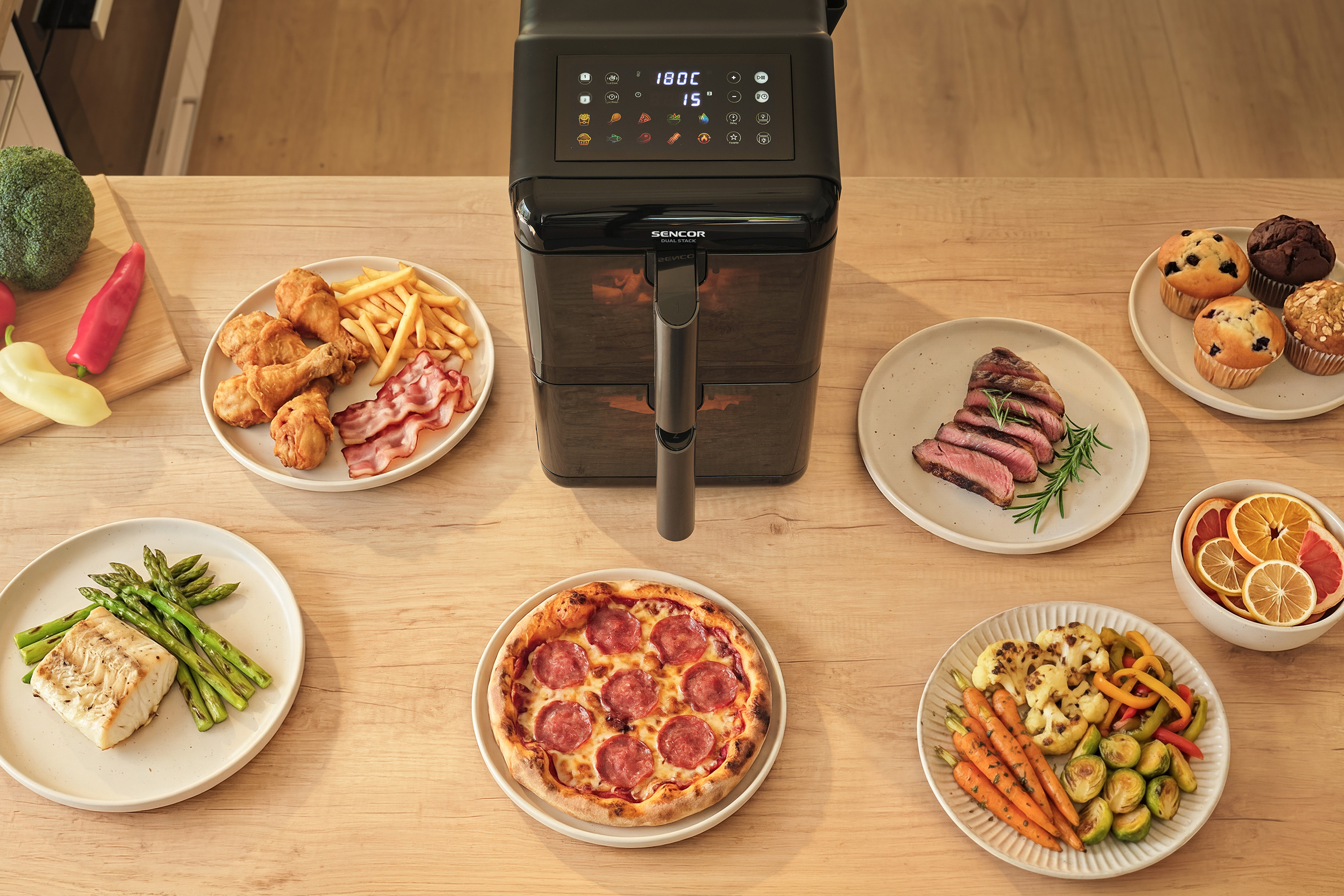 Sencor SFR 1260BK hot-air fryer