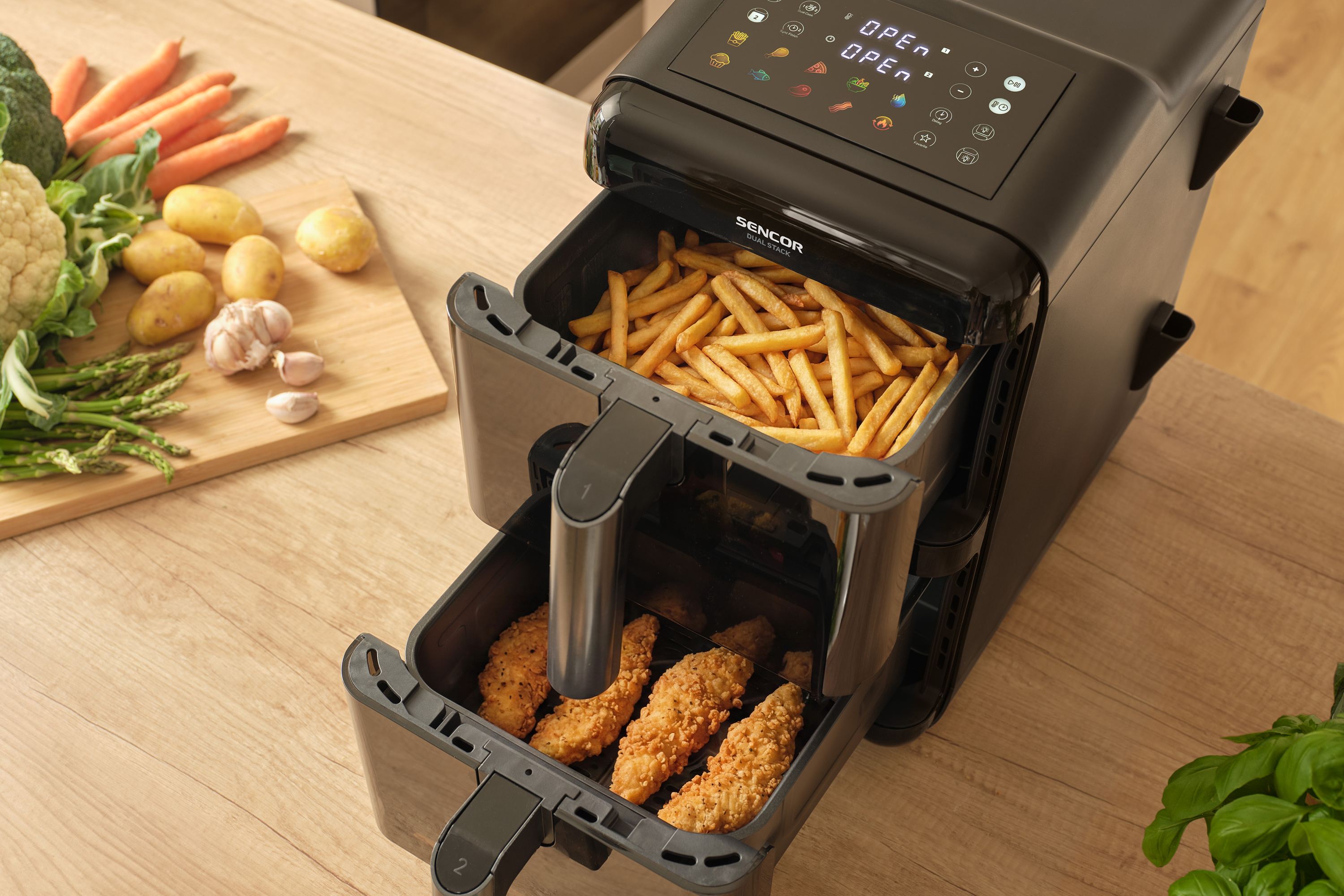 Sencor SFR 1260BK hot-air fryer