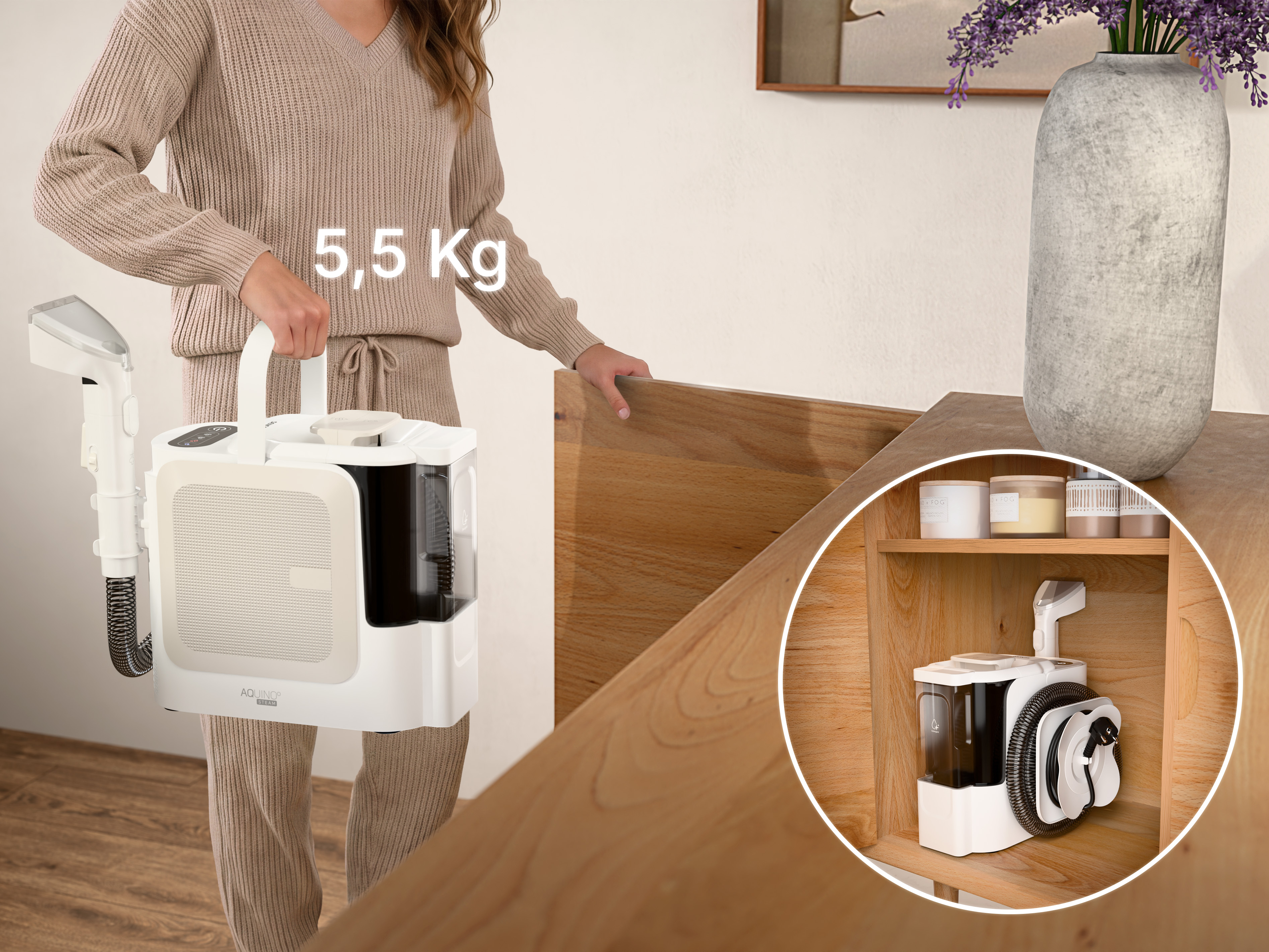 Sencor tepovač s parní funkcí pro všestranné využití SVW 4050WH