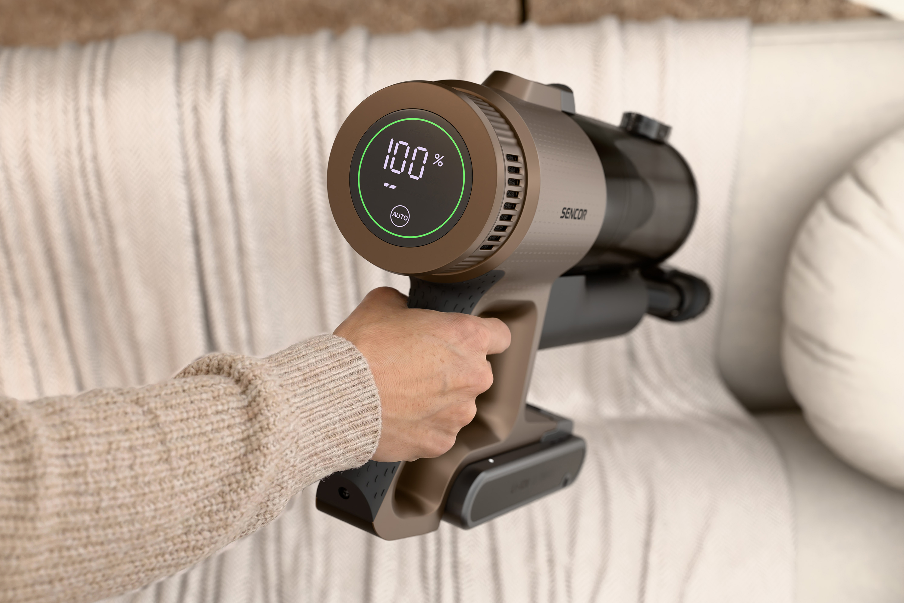 Sencor SVC 7628BR the advanced dual cyclone system effectively separates dust from the air and helps maintain consistent suction power. the hepa h13 filter then captures even the finest dust particles and allergens, ensuring that the air is truly clean after cleaning.