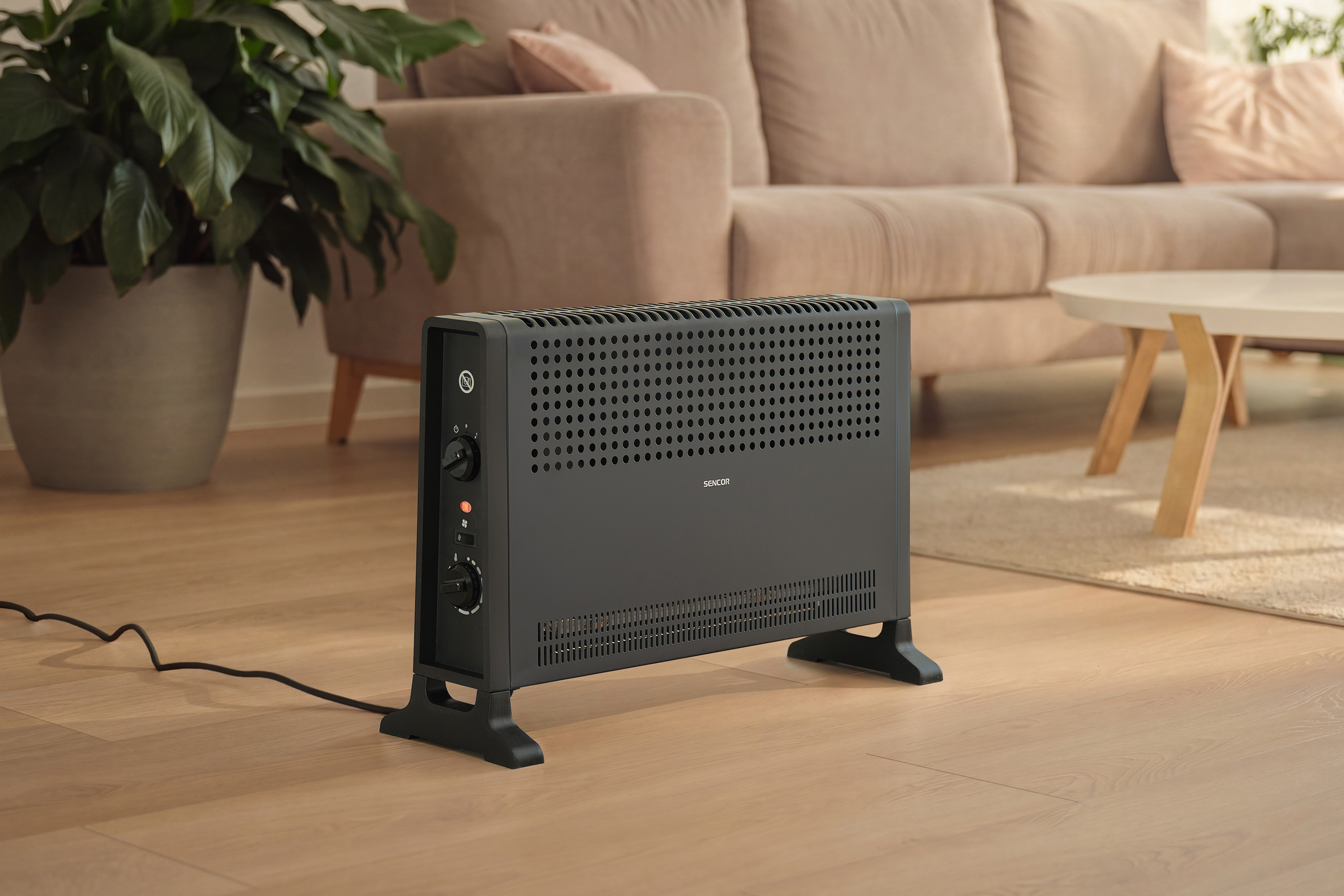 Sencor SCF 2022BK ventilátoros meleglevegős konvektor