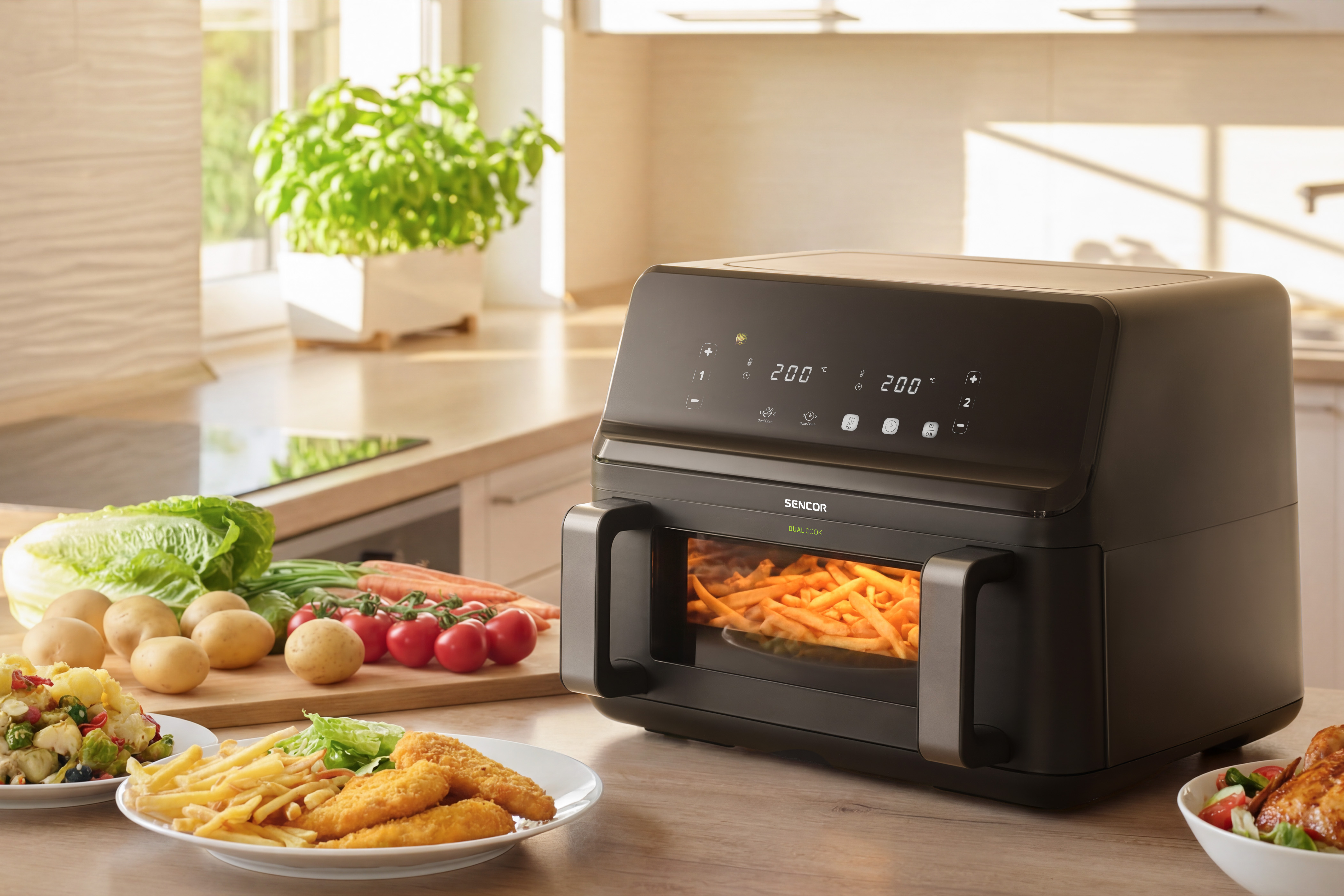 Sencor horkovzdušná fritéza SFR 9660BK