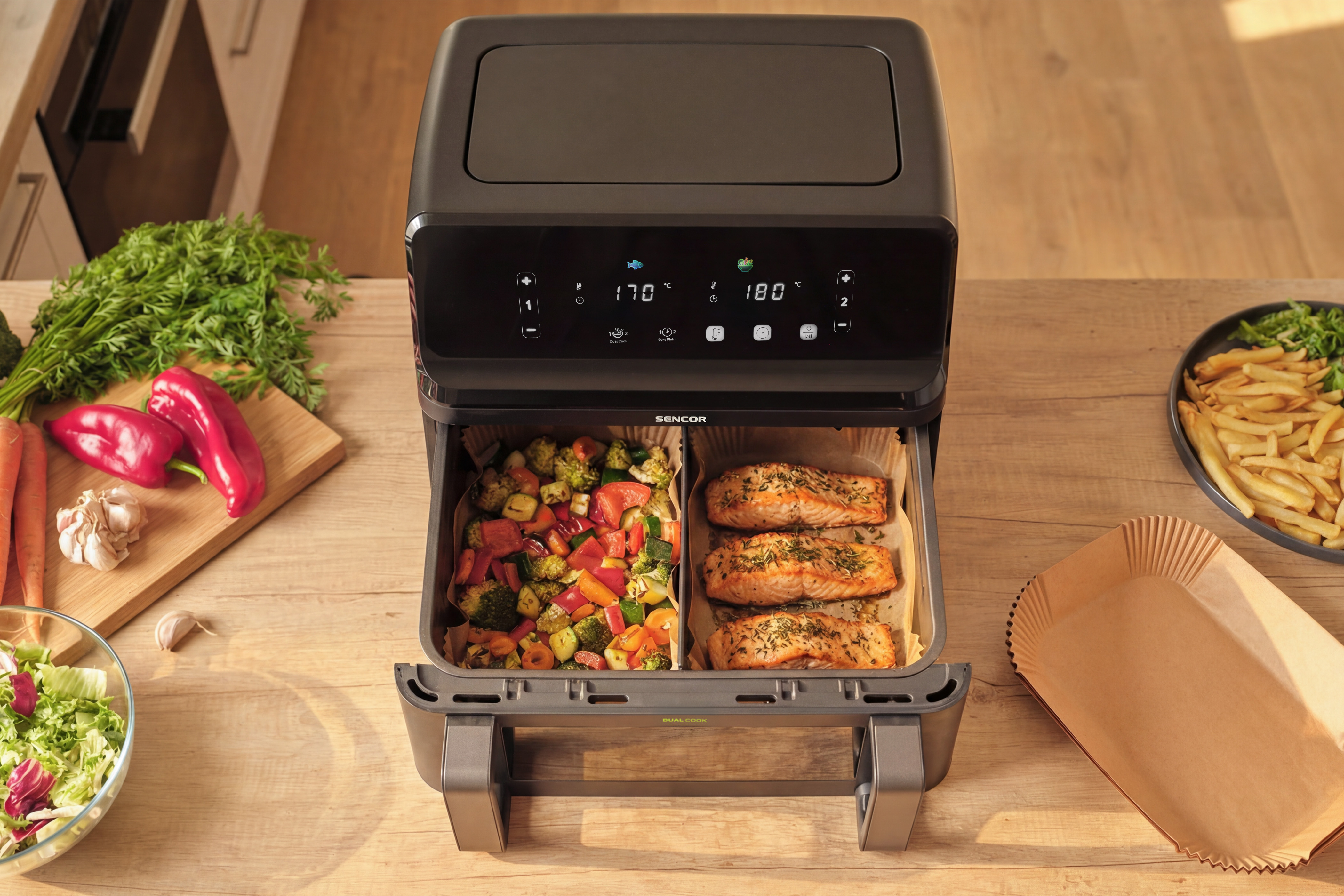 Sencor SFR 9660BK hot-air fryer