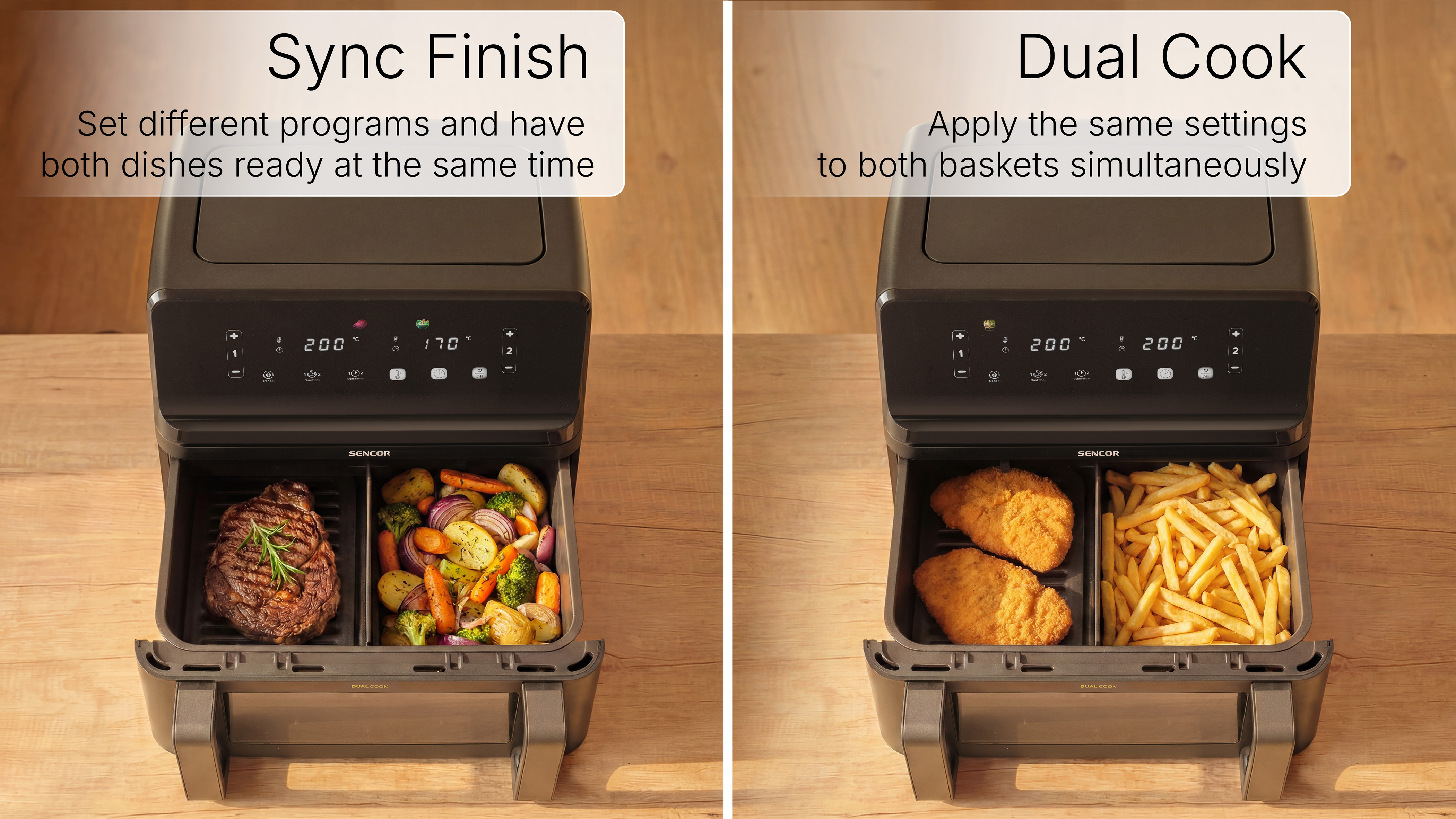 Sencor SFR 9660BK hot-air fryer