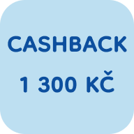Cashback 1 300 Kč