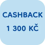 Cashback 1 300 Kč