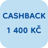 Cashback 1 400 Kč