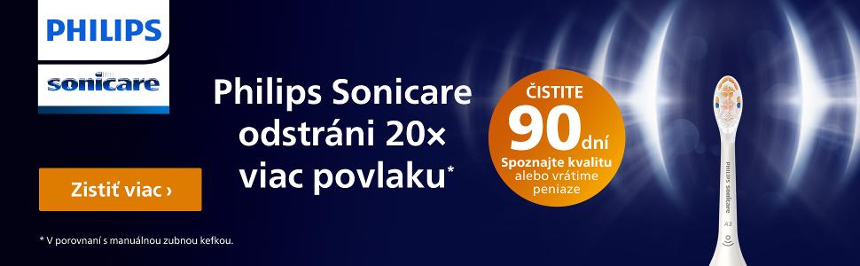Philips Sonicare - 90 dní záruka vrátenia peňazí Kategória