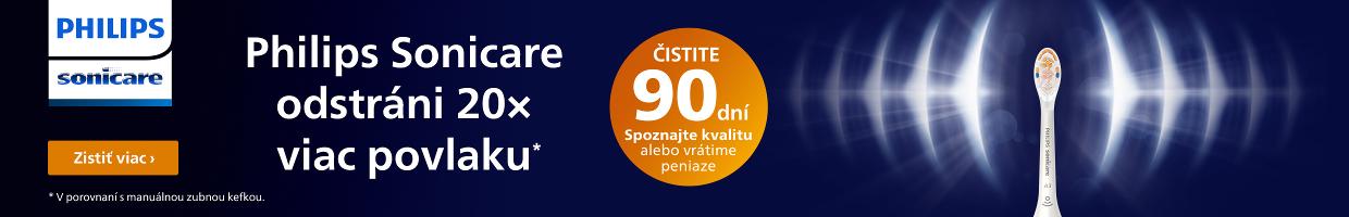 Philips Sonicare - 90 dní záruka vrátenia peňazí Detail Banner