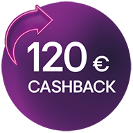 LG cashback 160€ sticker 120€