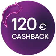 LG cashback 160€ sticker 120€