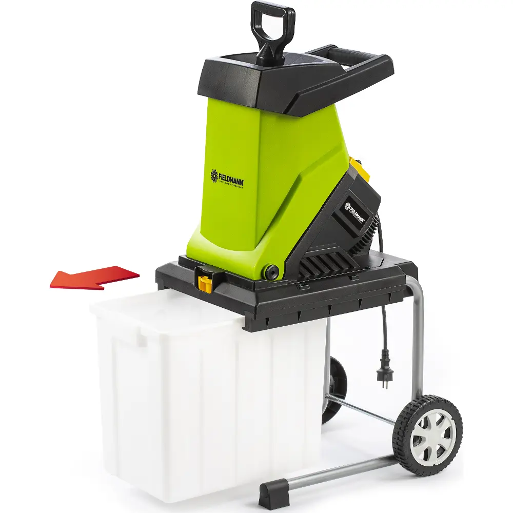 Fieldmann FZD 4020-E electric branch shredder with low weight for easy handling and storage.