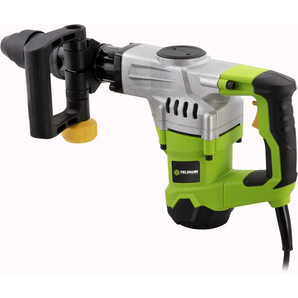 Demolition hammer Fieldmann FDBK 201301-E with 15 J impact for fast chiseling of concrete.
