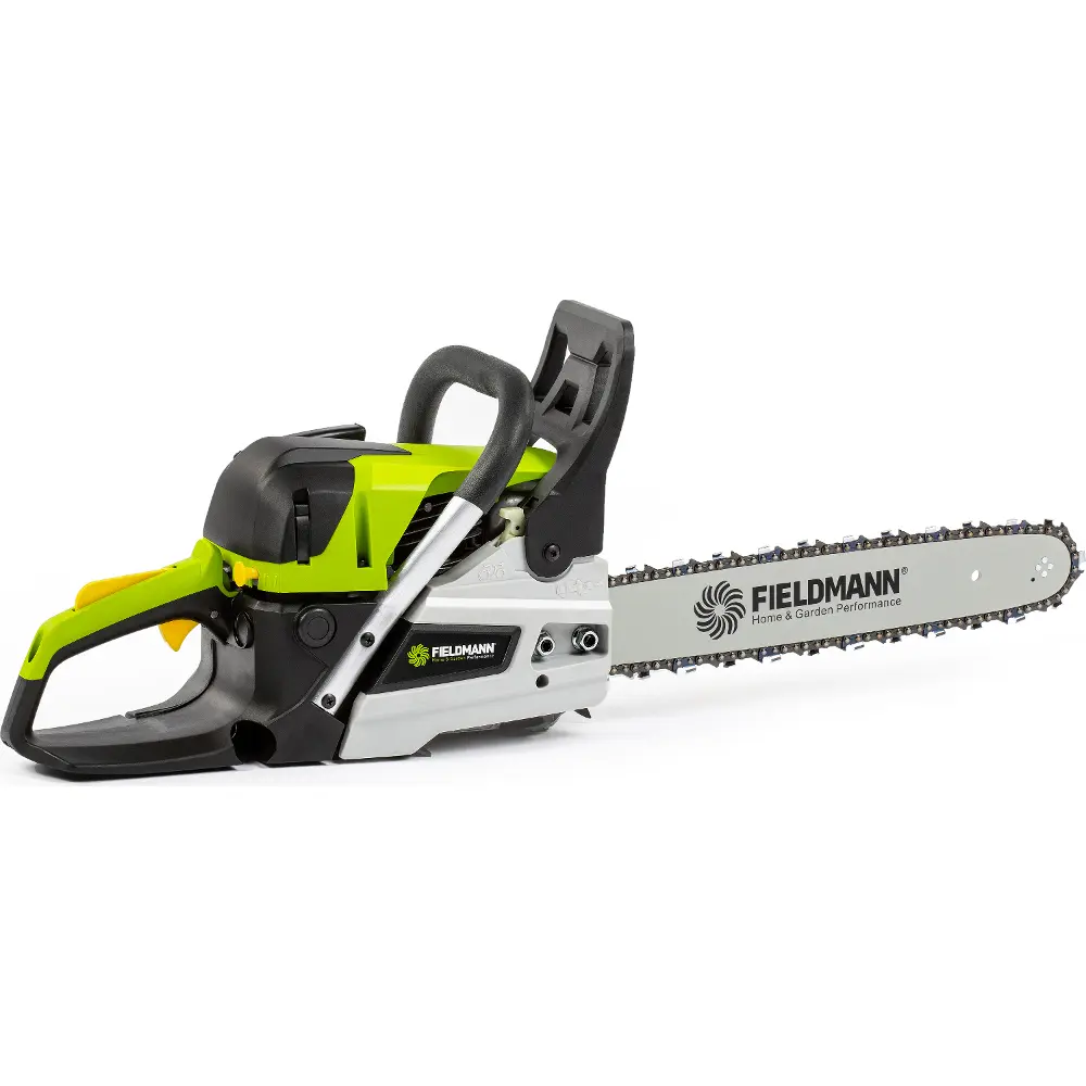 Fieldmann FZP 45016-B benzínová motorová píla s automatickým mazaním reťaze pre dlhú životnosť.