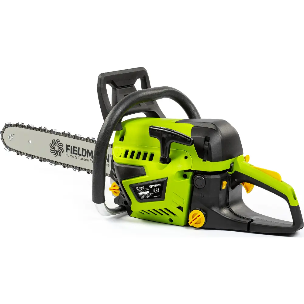 Fieldmann FZP 45016-B benzynowa piła łańcuchowa o ergonomicznej konstrukcji i niskiej masie.