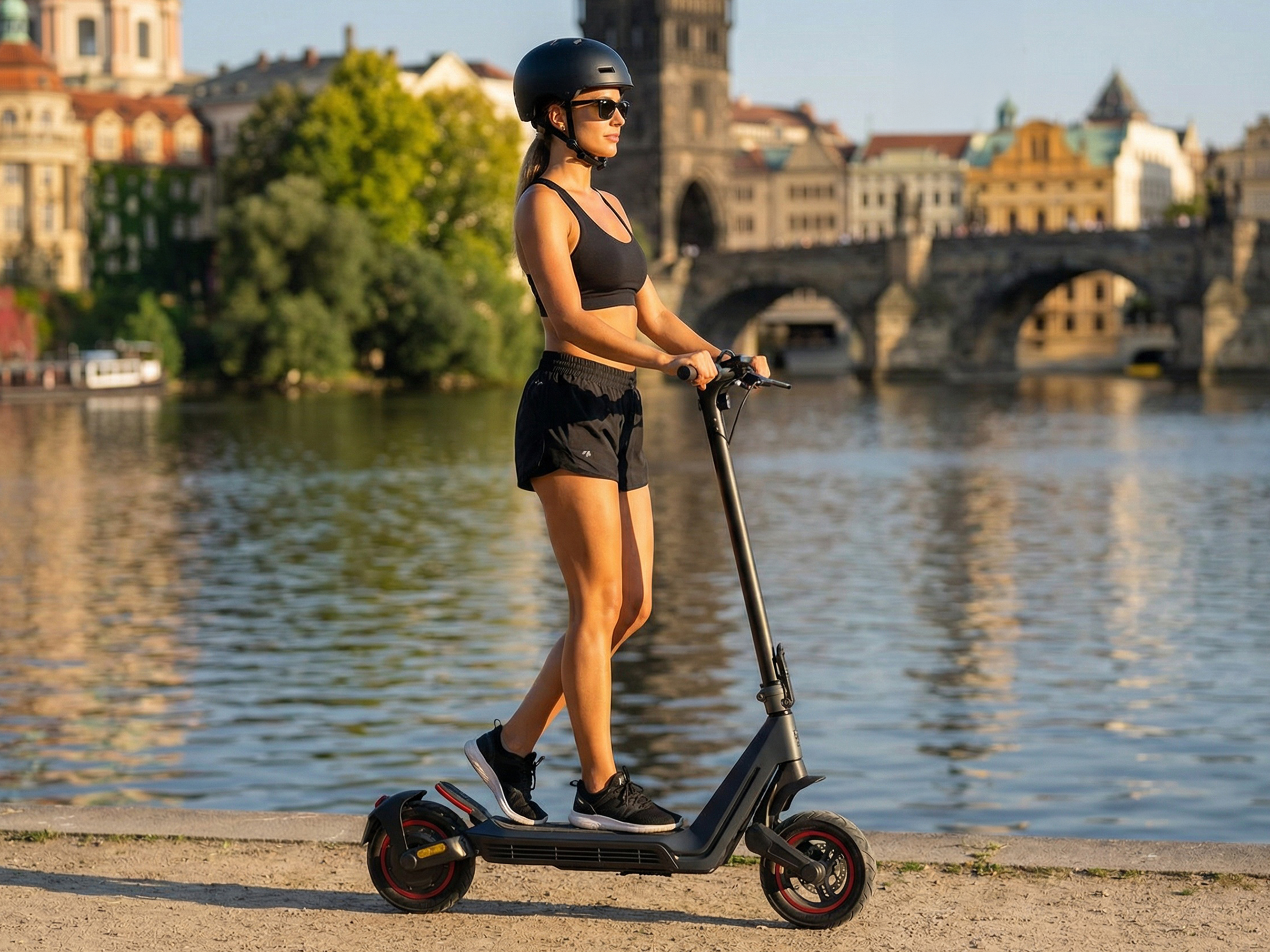 Sencor SCOOTER S80 electric scooter with suspension and a 500 w motor