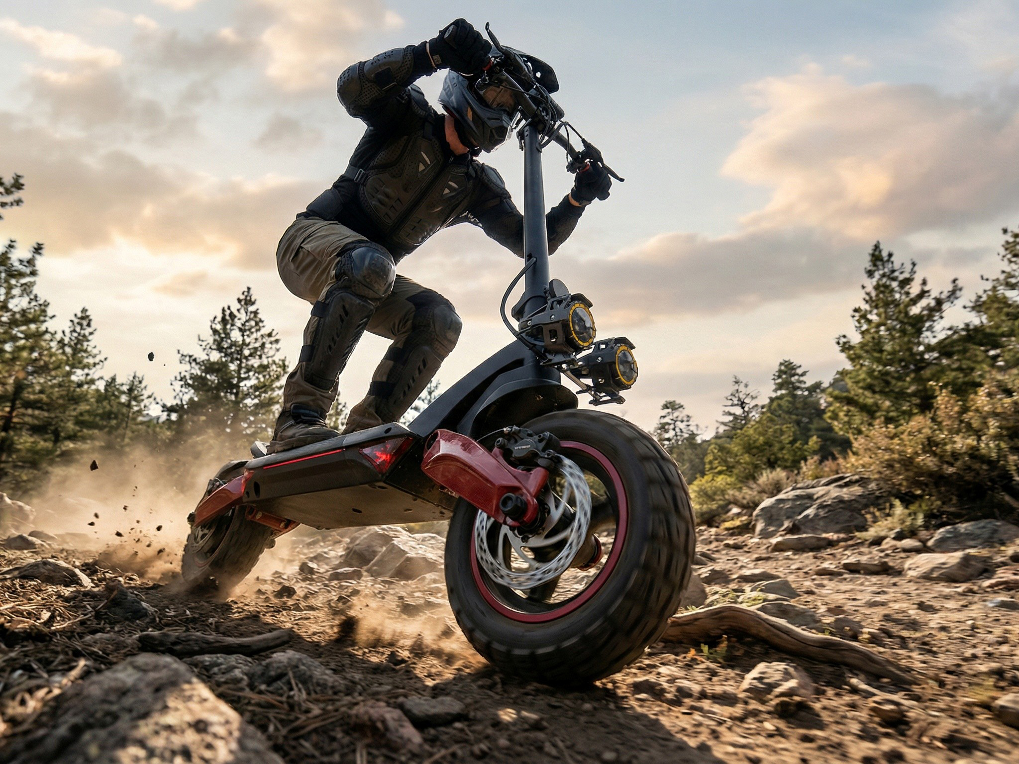 Sencor elektrická kolobežka do mesta aj terénu SCOOTER X50