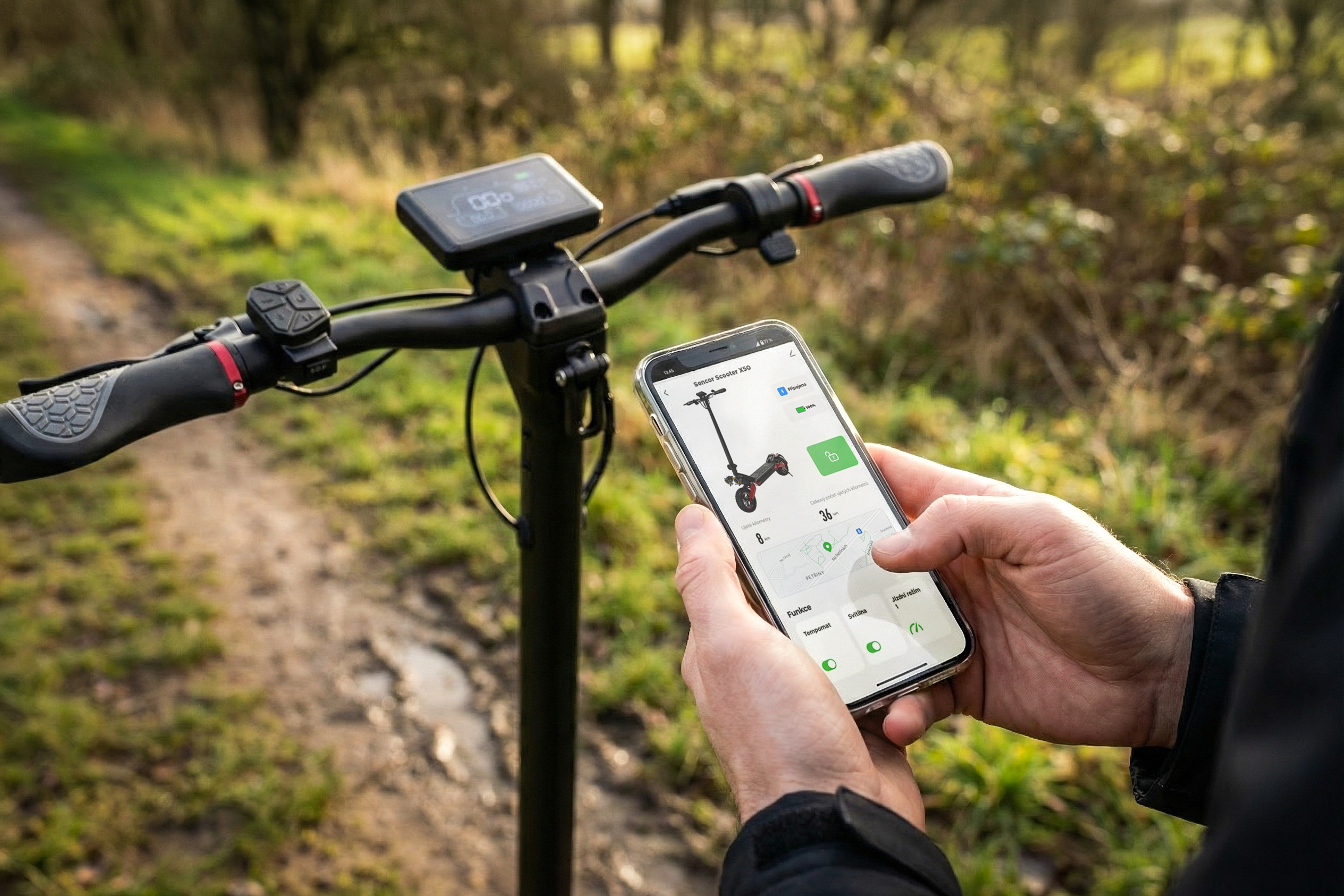 Sencor hulajnoga elektryczna do miasta i w teren SCOOTER X50