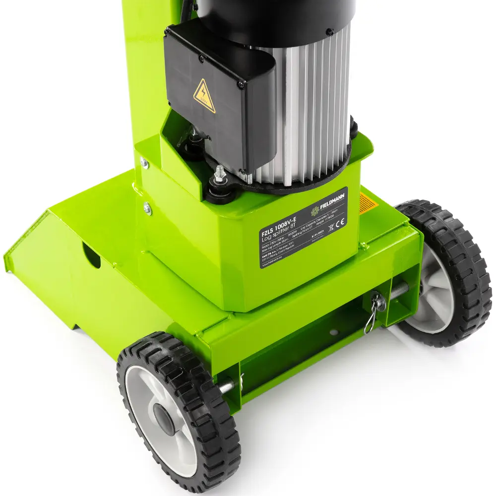 Fieldmann FZLS 1008V-E függőleges rönnyvágó, erős elektromos motorral otthoni használatra.