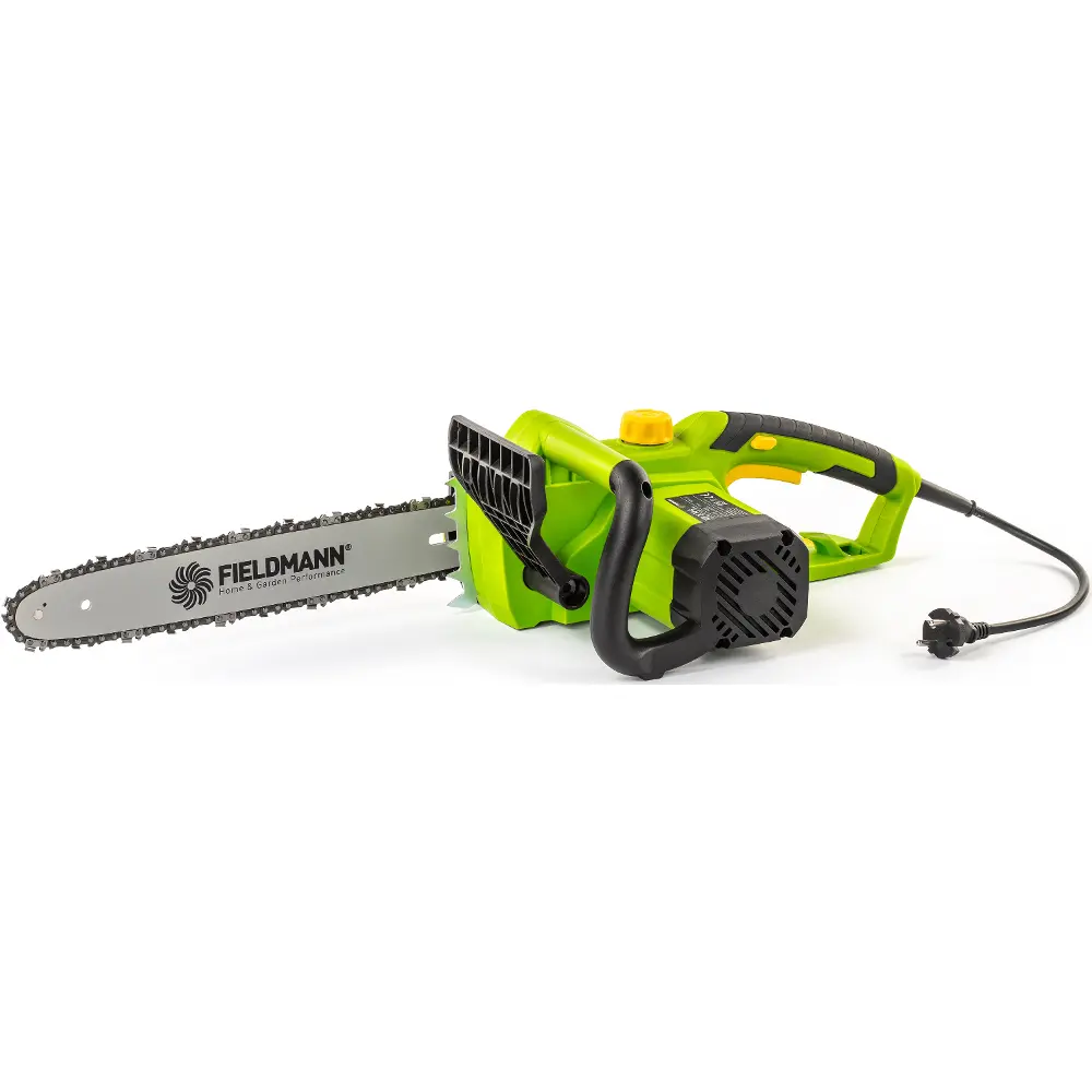 The technical parameters of the Fieldmann FZP 2110-E electric chainsaw include power input, cutting speed, model bar length and more.