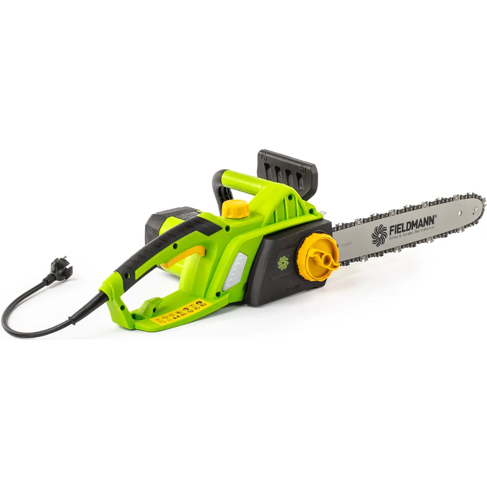 Fieldmann FZP 2110-E piła łańcuchowa z zbiornikiem oleju dla łatwej konserwacji łańcucha.
