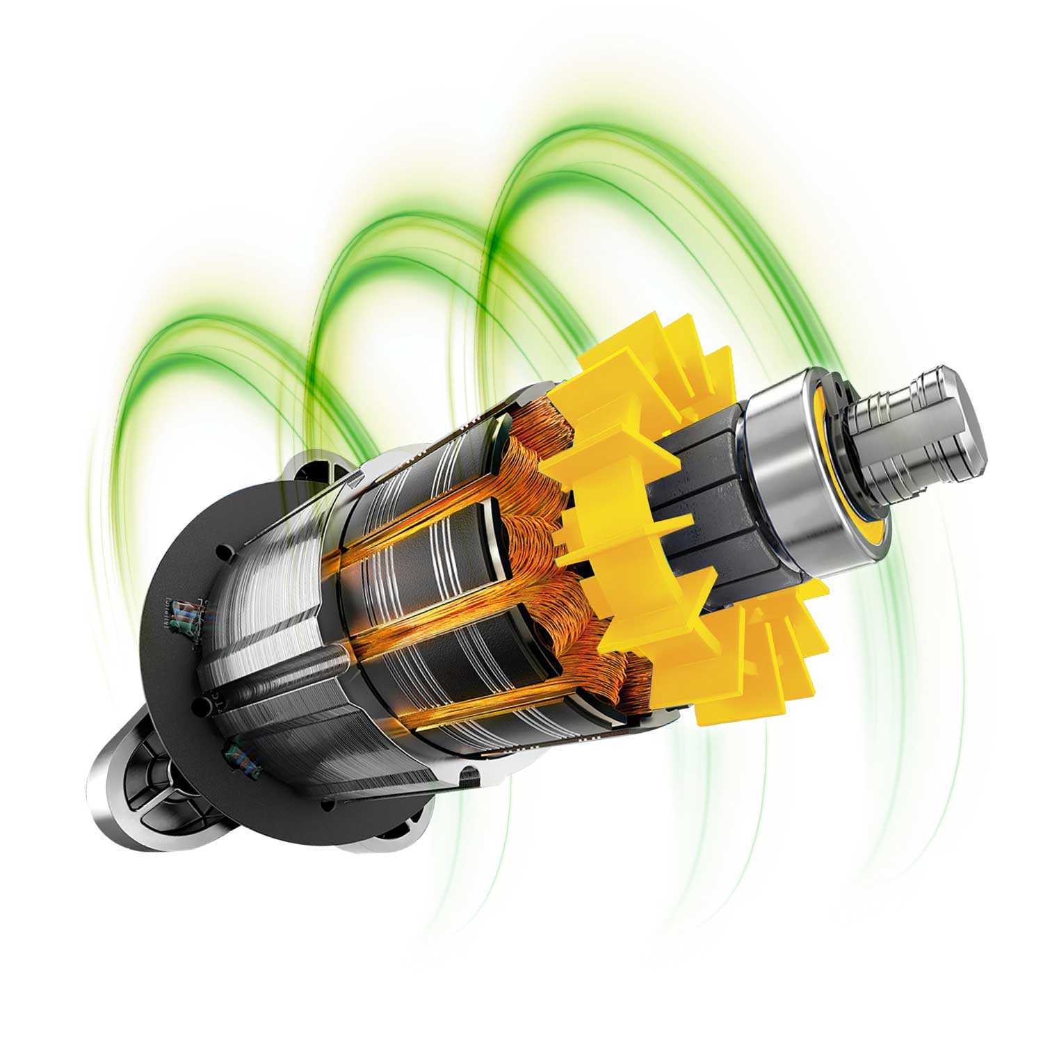 Aku kosačka s pojazdom Fieldmann FZR 70465-0 s výkonným elektromotorom napájaným dvoma 20V batériami.