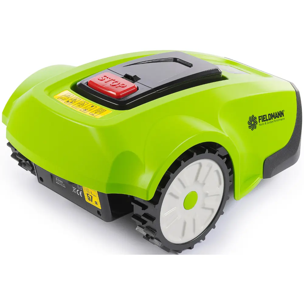 Robotická kosačka Fieldmann FZRR 5950-A obsahuje 200 m lana a navigáciu pre presné navádzanie.