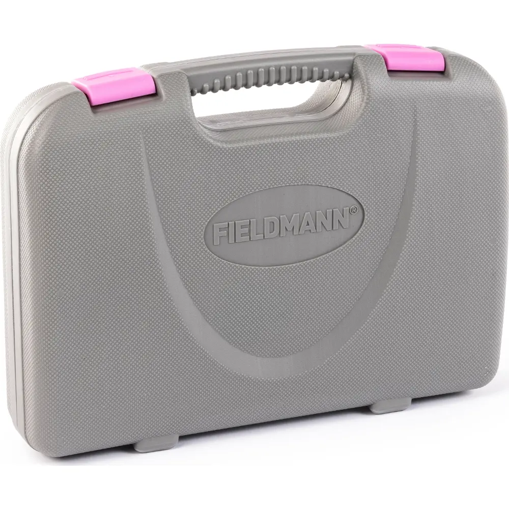 Sada náradia Fieldmann FDG 5025-58R v pevnom púzdre s ergonomickými rukoväťami pre pohodlnú prácu.