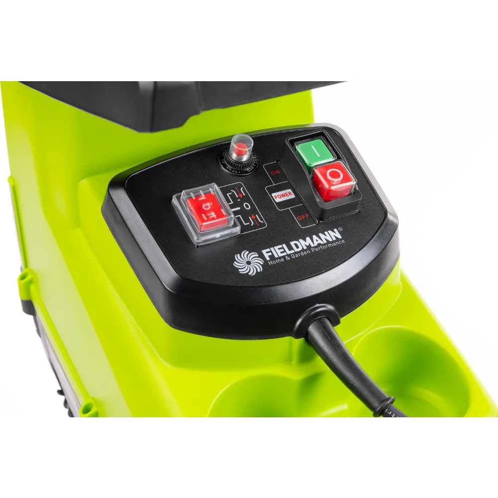 Fieldmann FZD 5012-E elektromos kerti aprító hátoldall, hogy az ágak könnyen kiengedhetők.