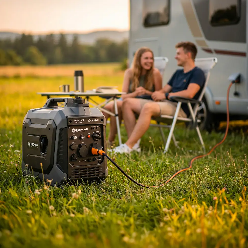 Fieldmann FZI 4032-Bi Benzínový generátor invertní  - Výkonný motor a dostatečná výdrž