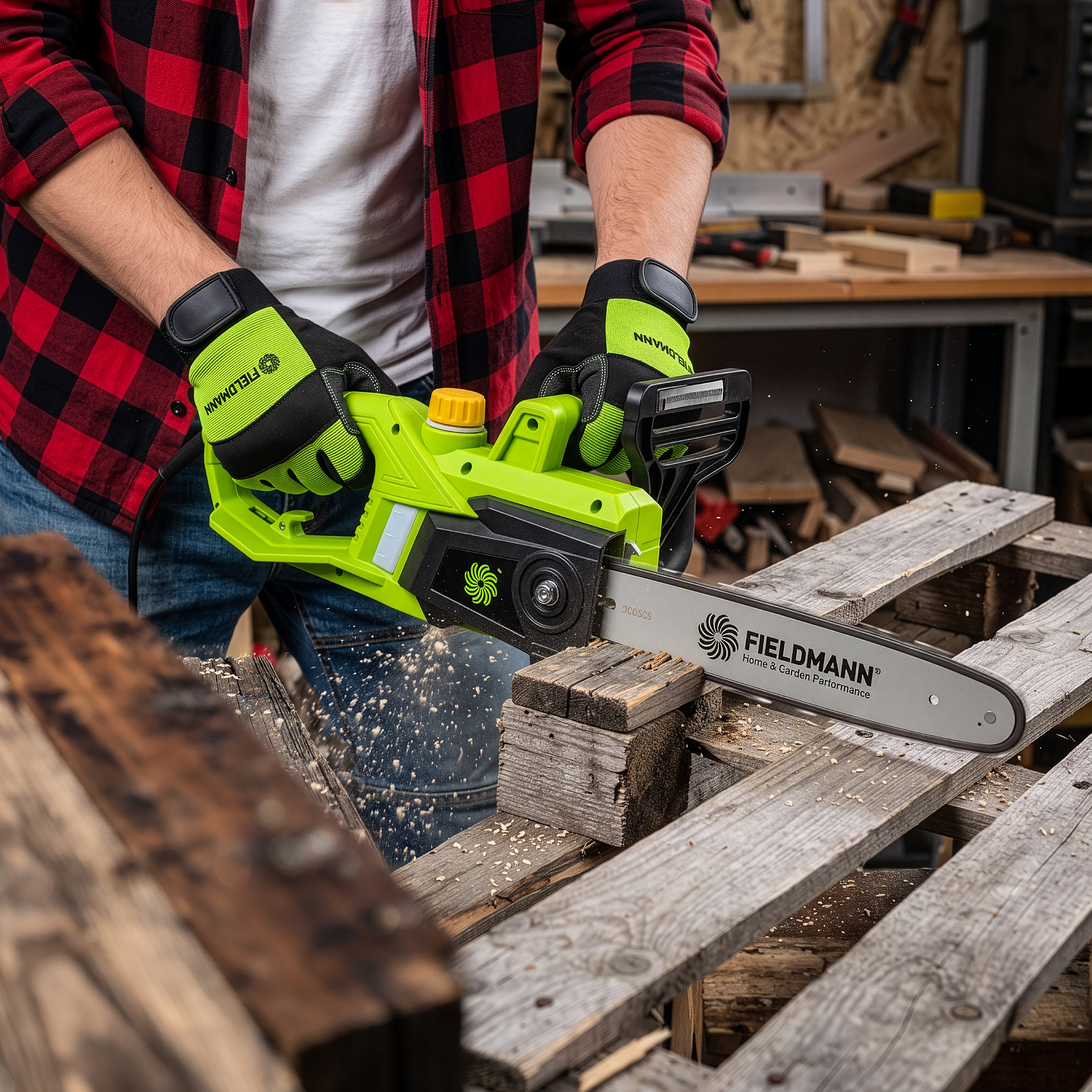 Fieldmann FZP 2010-E Electric Chainsaw