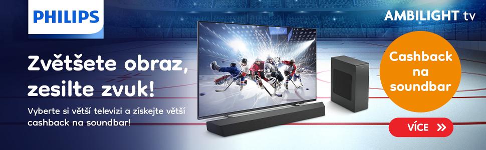 Ambilight TV a Soundbar výhodně (MS V hokeji)