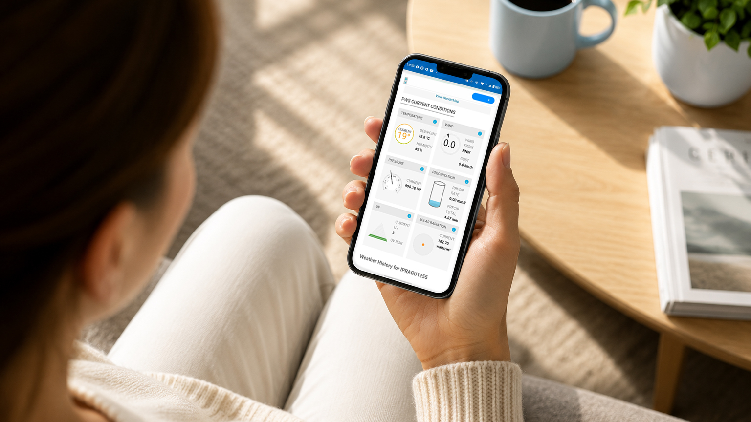 Sencor stacja pogodowa wi-fi z czujnikiem 7w1 SWS 10500 WiFi
