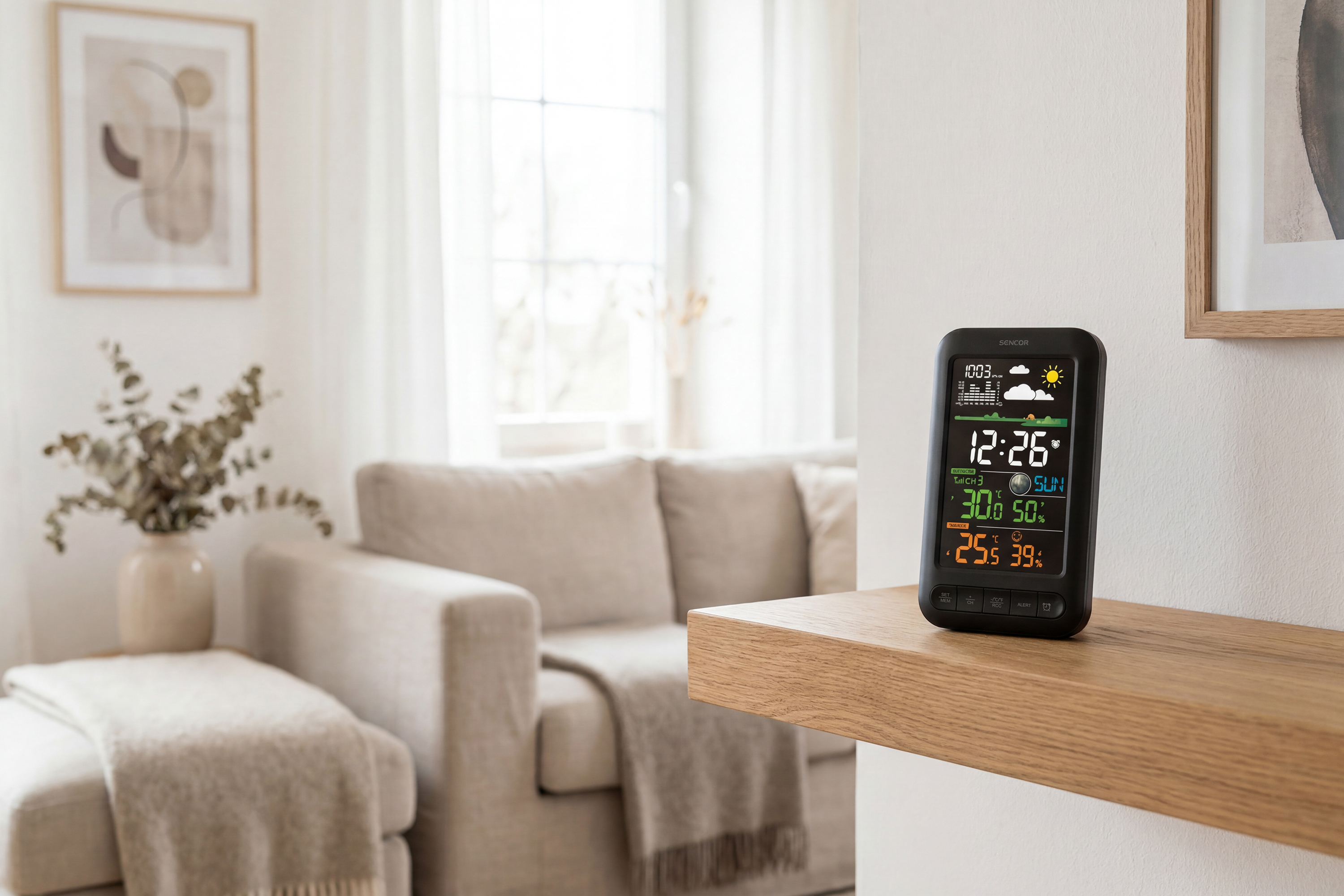 Sencor SWS 4700 weather station with a wireless sensor