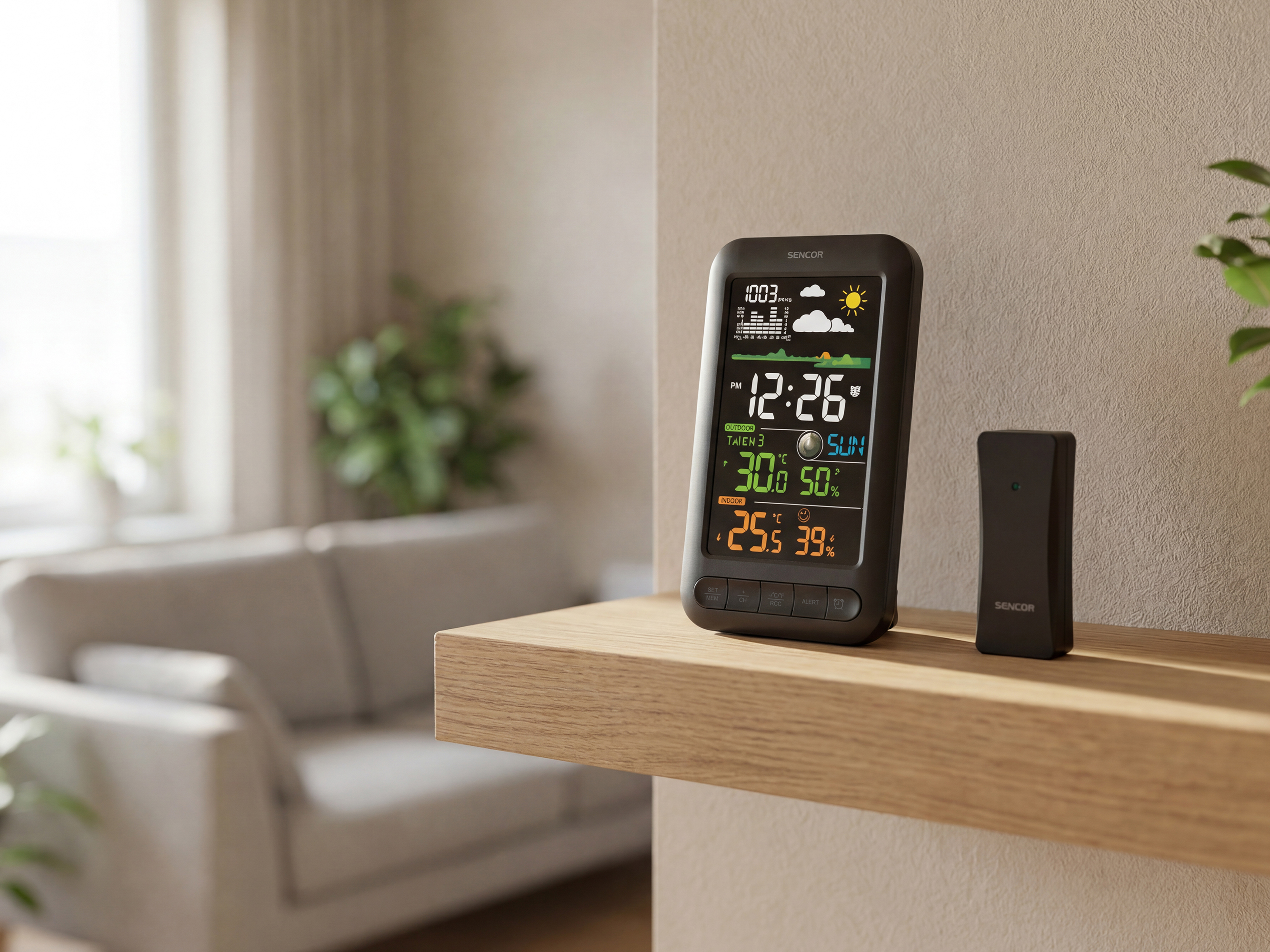 Sencor SWS 4700 weather station with a wireless sensor