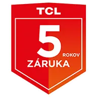 TCL TV 5 rokov zaruka - sticker