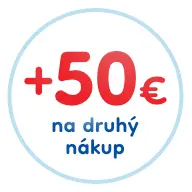 sticker druhy nakup 50€