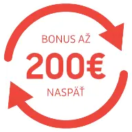 Bonus až 200 €