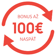 Bonus až 100 €