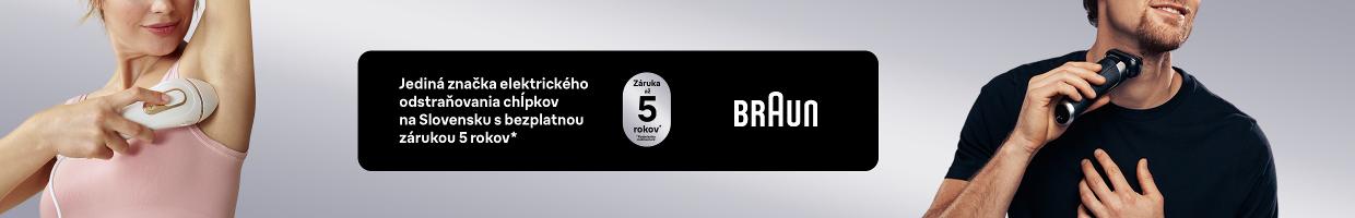 Braun 5 rokov záruka Detail banner