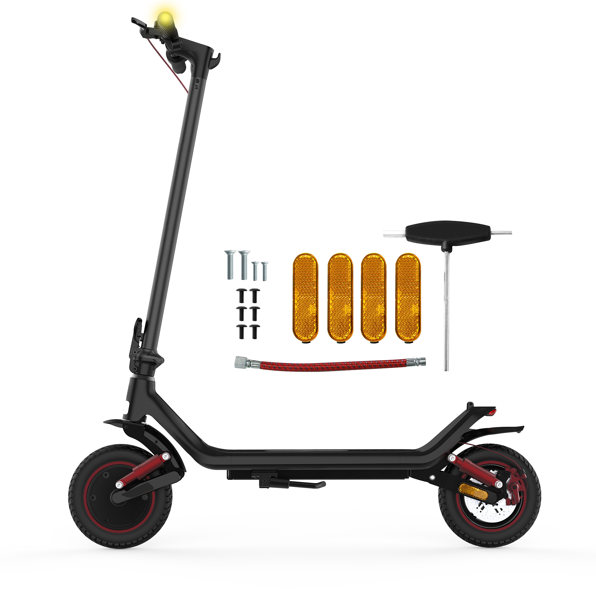 Sencor elektrická kolobežka s dvojitým odpružením SCOOTER X20, obsah balenia