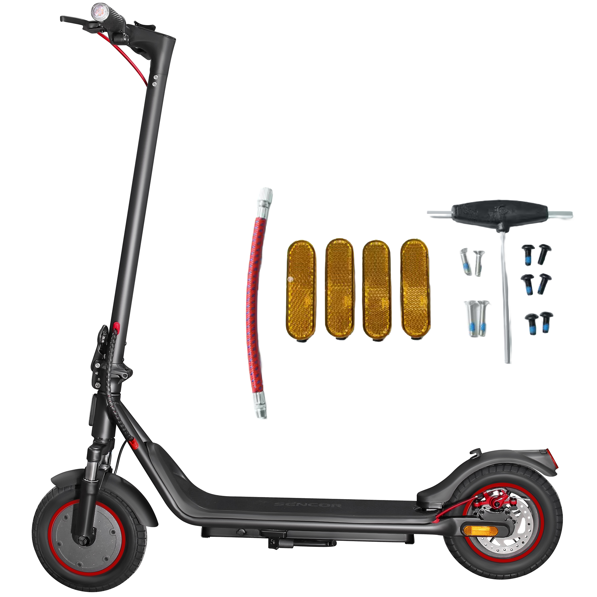 Sencor hulajnoga elektryczna SCOOTER S31, zawartość opakowania