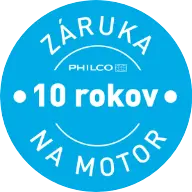 Záruka 10 rokov na motor Philco