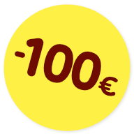 Okamzita zlava 200 € - 100€