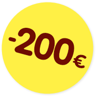 Okamzita zlava 200 € - 200€